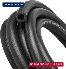 3/8 Inch (10mm) ID Fuel Line Hose 15FT NBR Rubber Push Lock Hose High Pressure 3