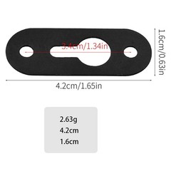 Reliable Keyhole Hanging Plates for Wall Decor Black Frames Fastener