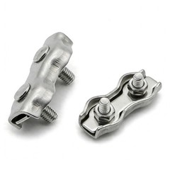 Simplex Duplex Wire Clamps Rope 2mm 3mm 4mm 5mm 6mm 8mm 10mm 304 Stainless Steel