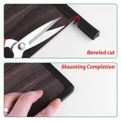 Black Rubber U Channel Edging Trim Seal Door Window Edge Protector Strip U-Shape