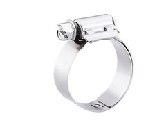 Breeze Liner Steel Hose Clamp, SAE Size 16, 13/16″- 1-1/2″, 1/2″W, 10pk