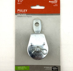 National Hardware N100-326 1-1/2 in Swivel Pulley Zinc Plated