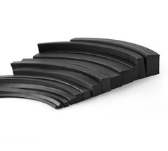 NBR Nitrile Rubber Solid Sealing Strip Square Oil Resistant Buffer Width 4-70mm