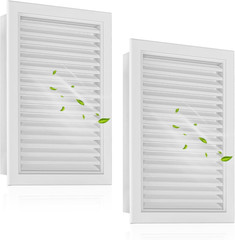 2-Pack Paintable Gable Vents – 12″ X 18″ Aluminum with Screen, Maximize Ventilat