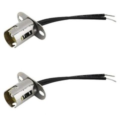 2PCS LED Light Bulb Socket with Wire Connector for Car Auto Truck