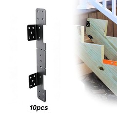 10x Stair Stringer Connector Easy Installation Stair Stringer Hanger Bracket