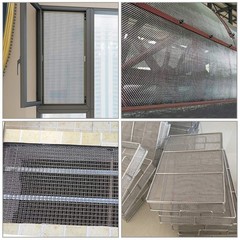 304 Stainless Steel Woven Wire Mesh Filter Screen Sheet 4-500 Mesh Various Sizes