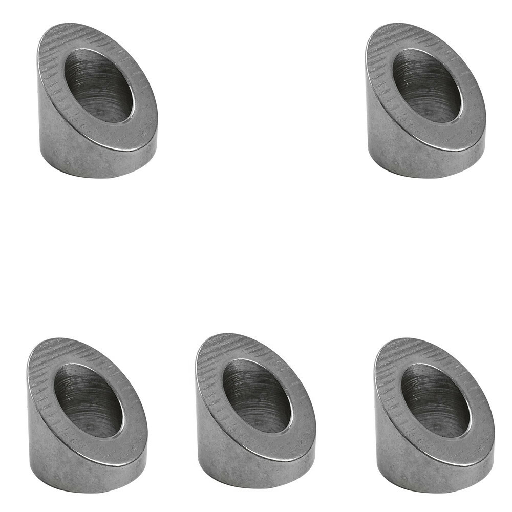5 PCS 316 Stainless Steel 37 Degree Angled Beveled Washer Railing – 3/8 Cable