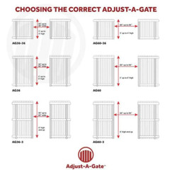 “36-60 in. Gate Frame Kit Adjust-A-Gate Steel Hardware Pack Frame Bars Latch Set