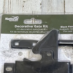 National Hardware V867 N109-015 Gate Installer Kit Heavy Duty Black Steel. CPS