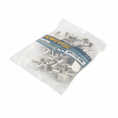 POWERTEC QP1302 5mm Shelf Pins, L-Shaped Bracket Style, 5 mm, Nickel