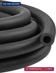 3/8 Inch (10mm) ID Fuel Line Hose 16.4FT NBR Rubber Push Lock Hose High Pressure