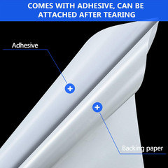 20 Pieces Vinyl Siding Repair Kit 6 * 8 Inch Self Adhesive Fence Repair Kit Mobi
