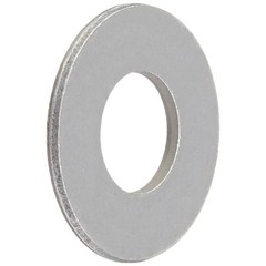 BCP Fasteners (100 Qty) #12 Zinc Plated SAE Flat Washers 9/16 inches, Silver