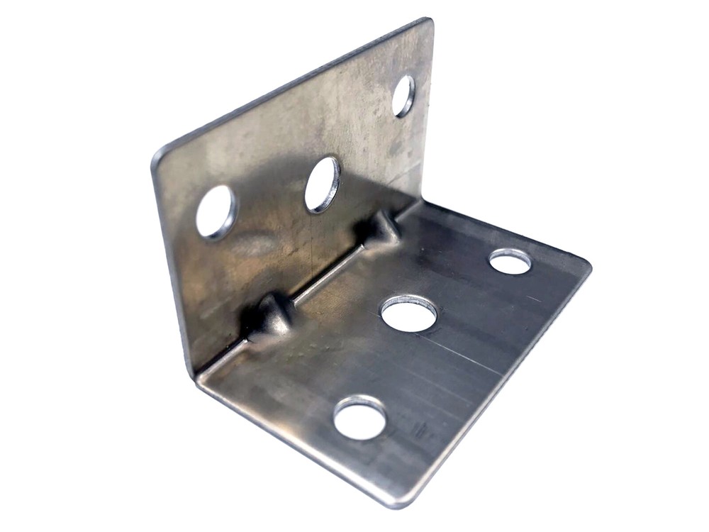 50 Pcs Pack Galvanized 90 Degree, Right Angle, L Shaped Corner Brackets