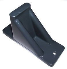 Dark Grey Plastic Mini Roof Snow and Ice Guard- Multi-Pack Stop Sliding Snow