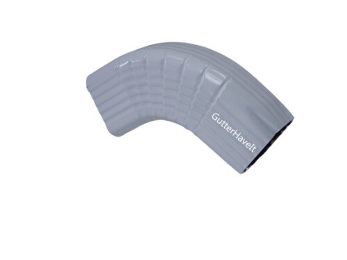 1- Aluminum Downspout Gutter B Elbow 3″ x 4″ White