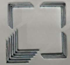 Corner Brace Zinc Plated 3″ x 3″ x 3/4″ 24 Pack Free Shipping 02263
