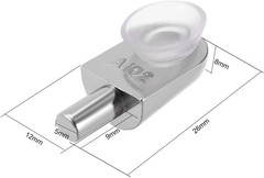 Shelf Support Pegs 4Pcs Glass Shelf Pins Bracket Zinc Alloy Nail Polished Rod Jo