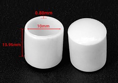 White Rubber Chair Ferrules AntiScratch Floor Protector Table Feet Cap Plug End