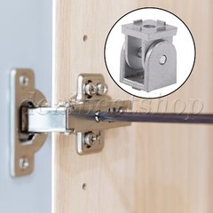 3.2x2cm Aluminum Profile Accessories 2020 Zinc Alloy Movable Hinge