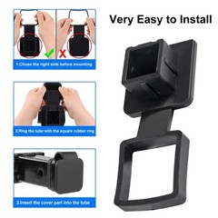 Trailer Hitch Tube Cover 1.25” Rubber Plug Cap Insert 1 1/4 inch Heavy Duty Tow