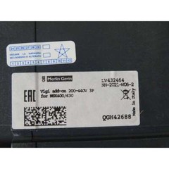 Schneider Differential Block LV432464 VigiPacT 200/440Vca 3P NSX400/630